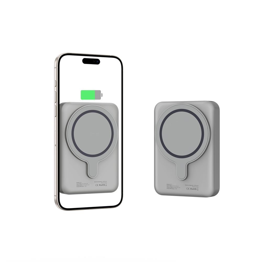 Tech-Protect PB11 LifeMag MagSafe Powerbank 10000 mAh 15W - titánium