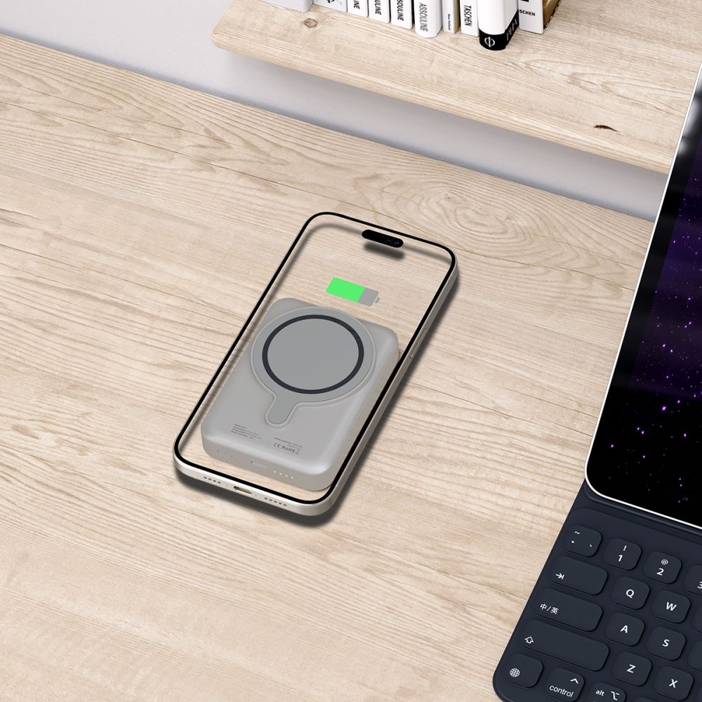 Tech-Protect PB11 LifeMag MagSafe Powerbank 10000 mAh 15W - titánium