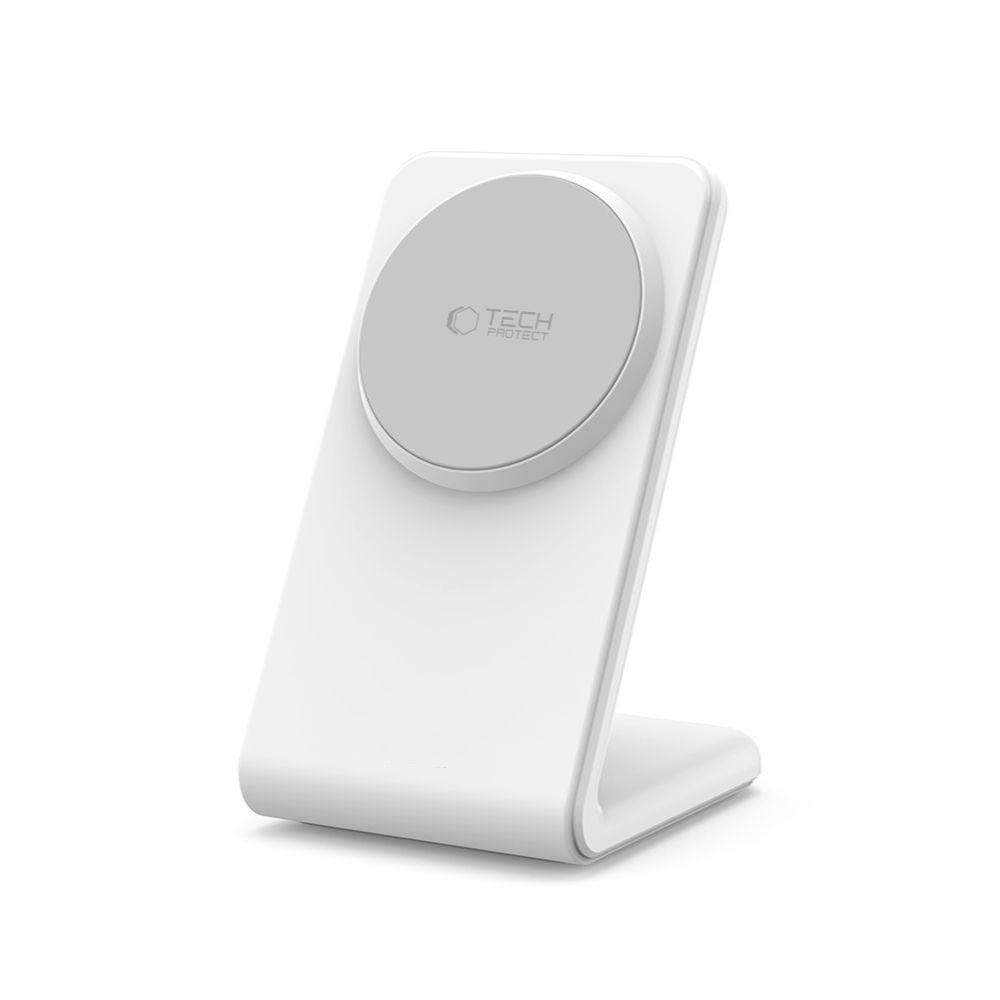 Tech-Protect QI15W-A38 mágneses MagSafe töltőállvány - fehér