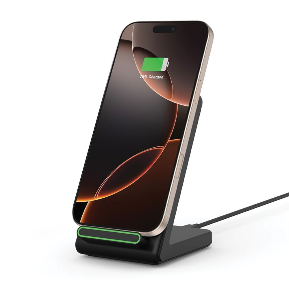 Tech-Protect QI15W-A40 vezeték nélküli töltőállvány - Fekete