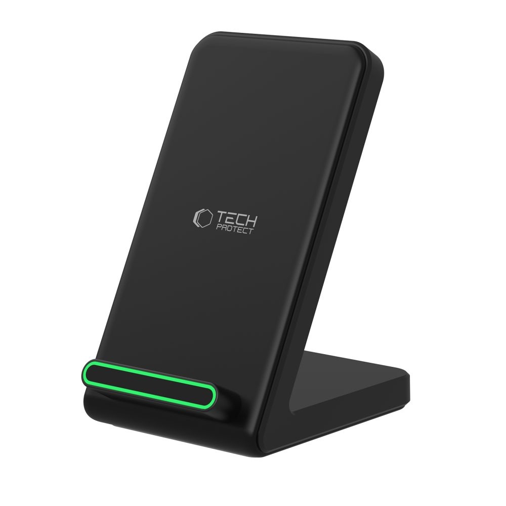 Tech-Protect QI15W-A40 vezeték nélküli töltőállvány - Fekete