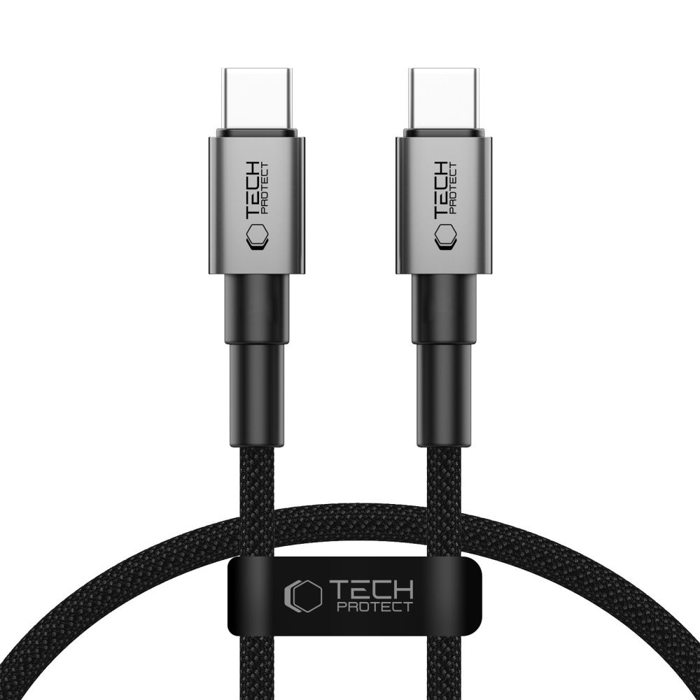 Tech-Protect UltraBoost kábel DNA USB-C/USB-C PD60W/3A 0.5m - szürke