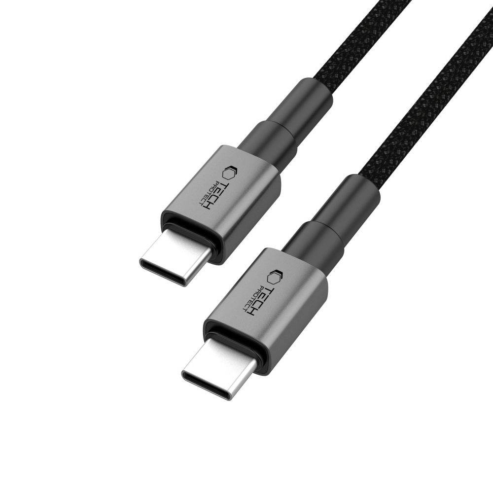 Tech-Protect UltraBoost kábel DNA USB-C/USB-C PD60W/3A 1m - szürke