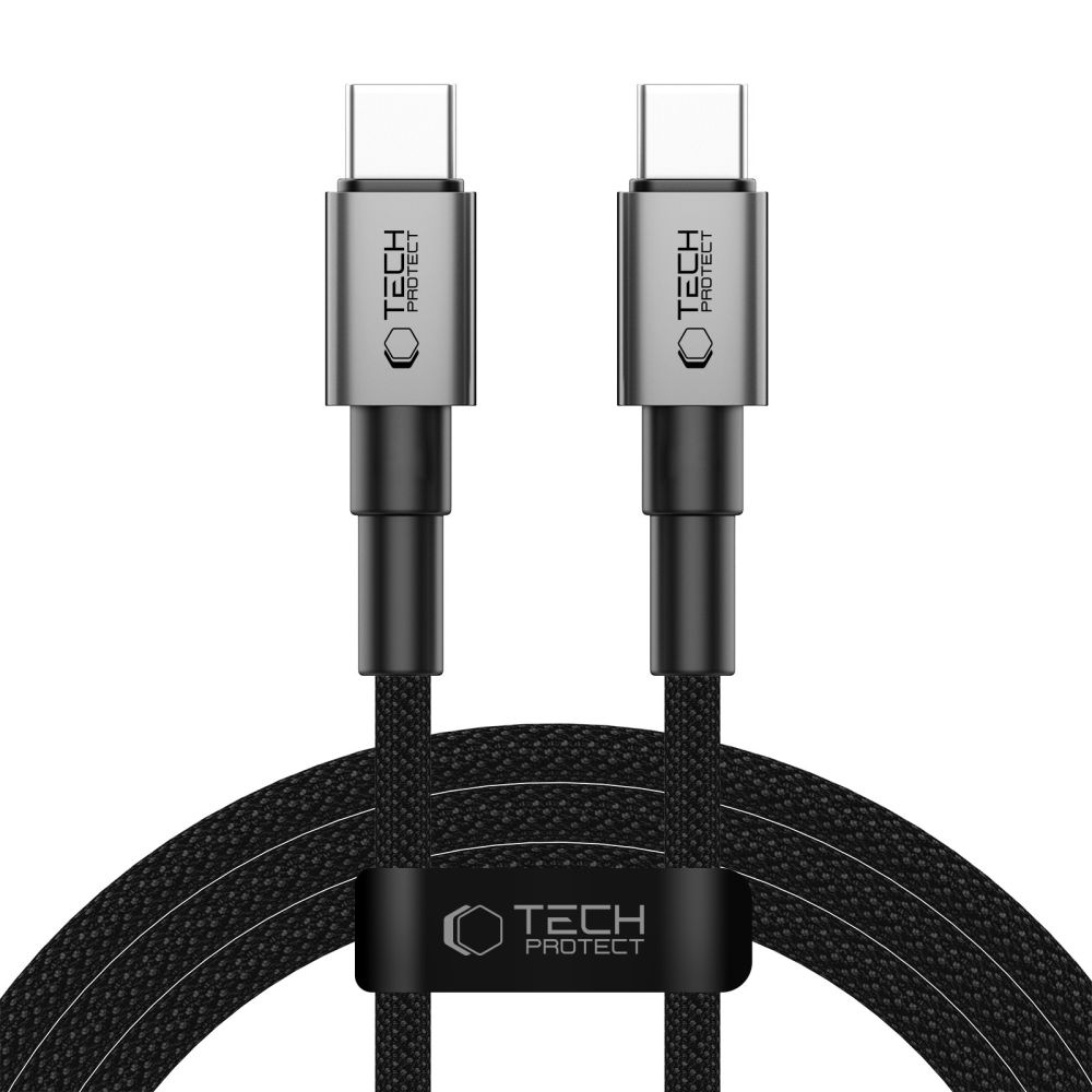 Tech-Protect UltraBoost DNA USB-C/USB-C kábel PD60W/3A 2m - szürke