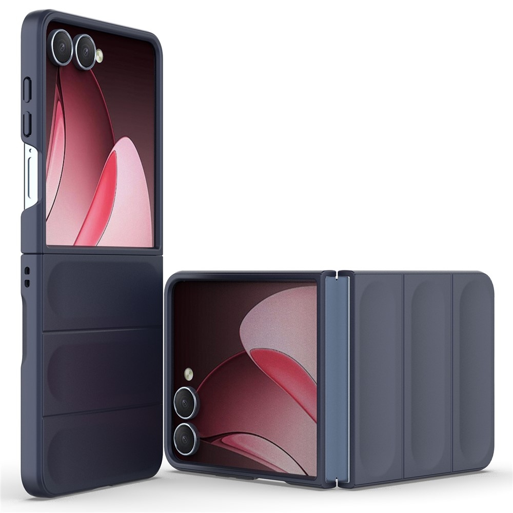 Rugg tartós zselés tok Samsung Galaxy Z Flip7 5G - sötétkék