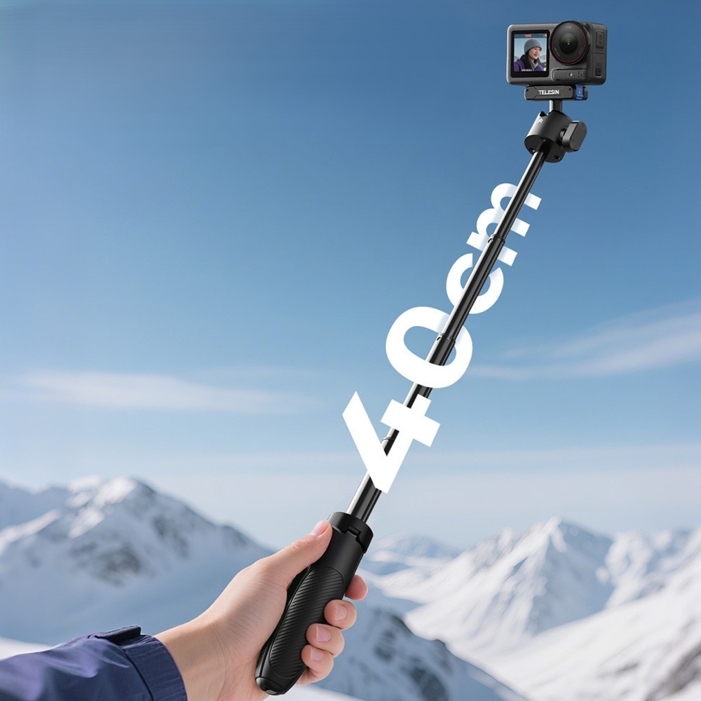 TELESIN teleszkópos szelfibot állvánnyal DJI Osmo 360, Action 5 Pro, 4 és 3 kamerákhoz