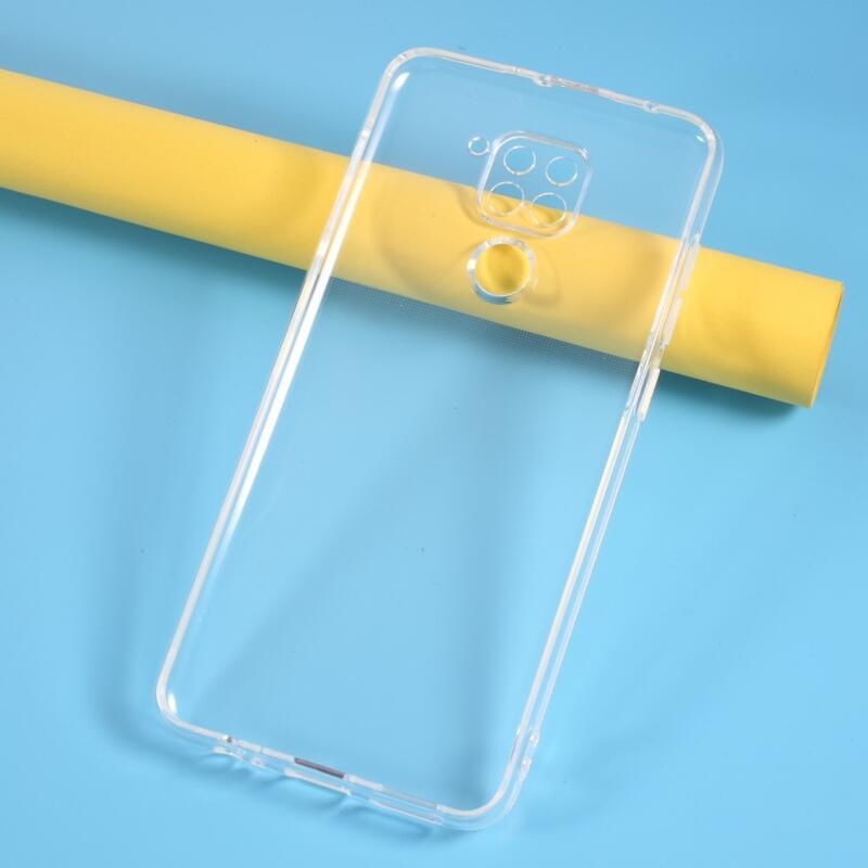 Vékony, átlátszó zselés tok Xiaomi Redmi Note 9-hez - átlátszó