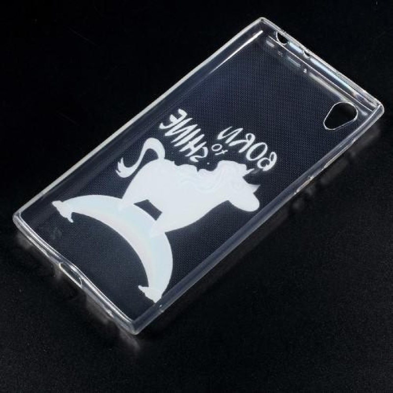 Textúrás zselés tok Sony Xperia L1 - egyszarvúhoz