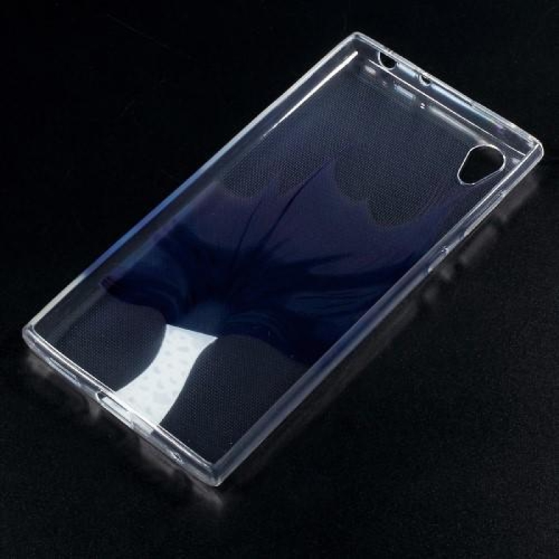 Textúrás zselés tok Sony Xperia L1 - korall színű