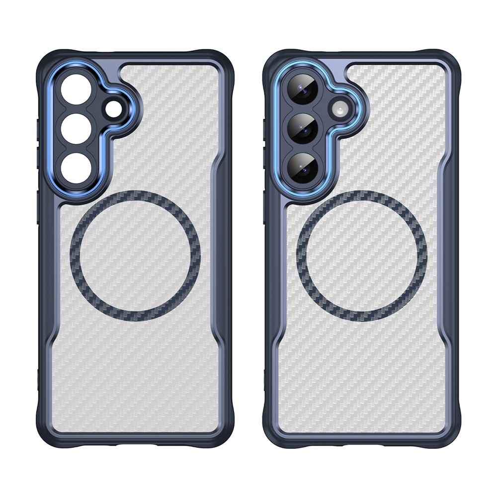 Tartós, textúrás borítás MagSafe támogatással Samsung Galaxy S26+ készülékhez - kék