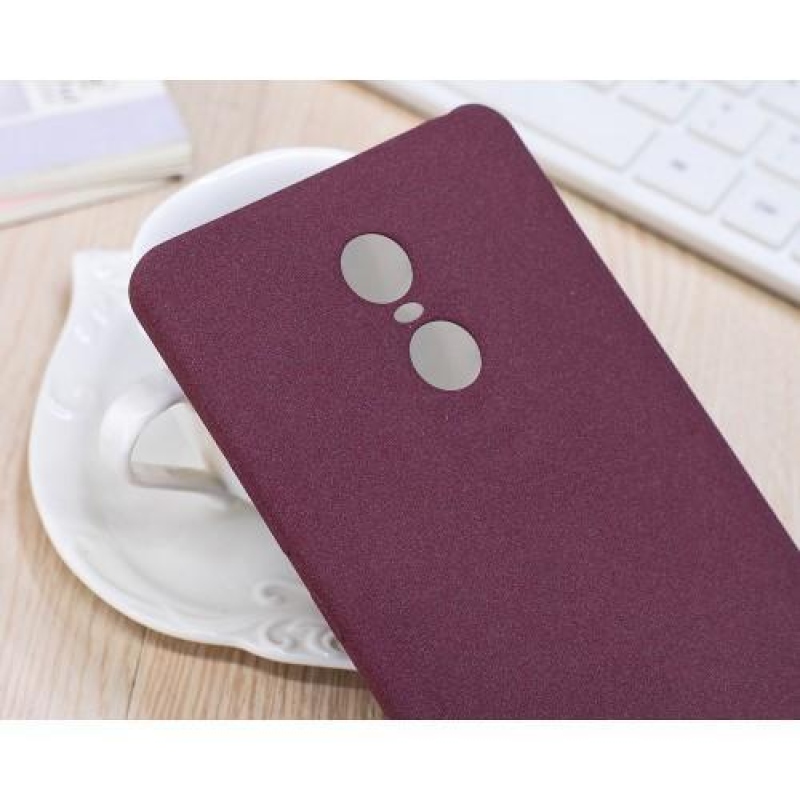 Rugalmas, textúrás tok Xiaomi Redmi Note 4X készülékhez - lila