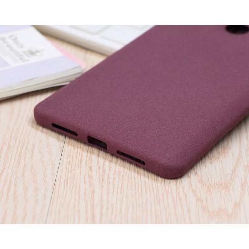 Rugalmas, textúrás tok Xiaomi Redmi Note 4X készülékhez - lila