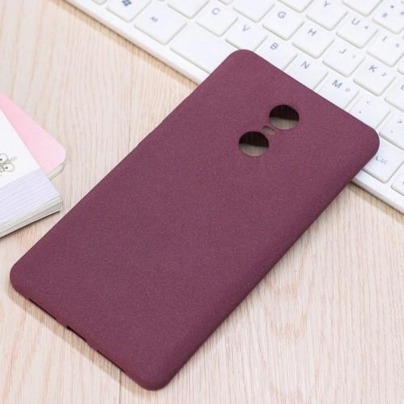 Rugalmas, textúrás tok Xiaomi Redmi Note 4X készülékhez - lila