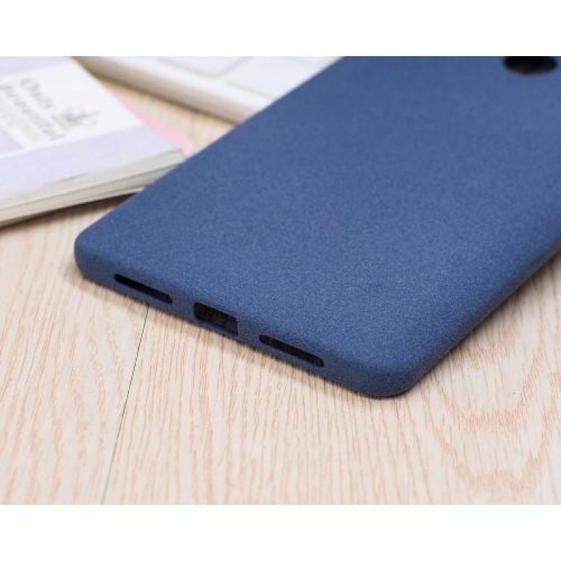 Rugalmas, textúrás tok Xiaomi Redmi Note 4X készülékhez - kék