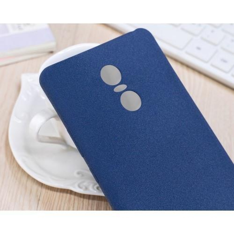 Rugalmas, textúrás tok Xiaomi Redmi Note 4X készülékhez - kék