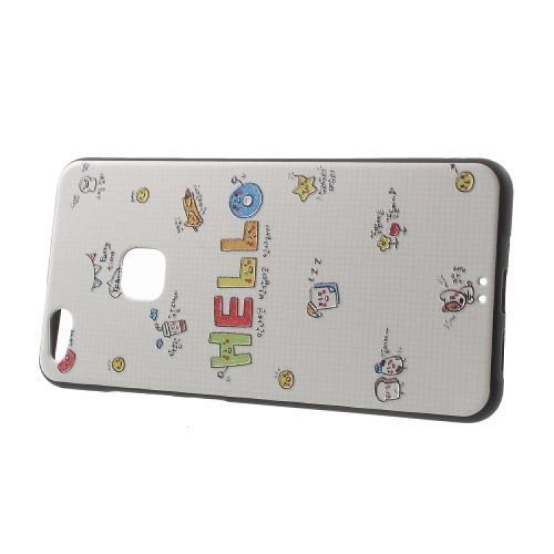 Texturált zselés tok Huawei P10 Lite - hello
