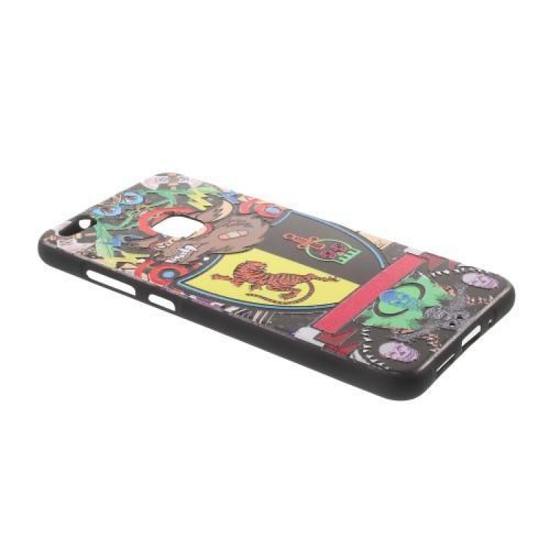 Texturált zselés tok Huawei P10 Lite - címer