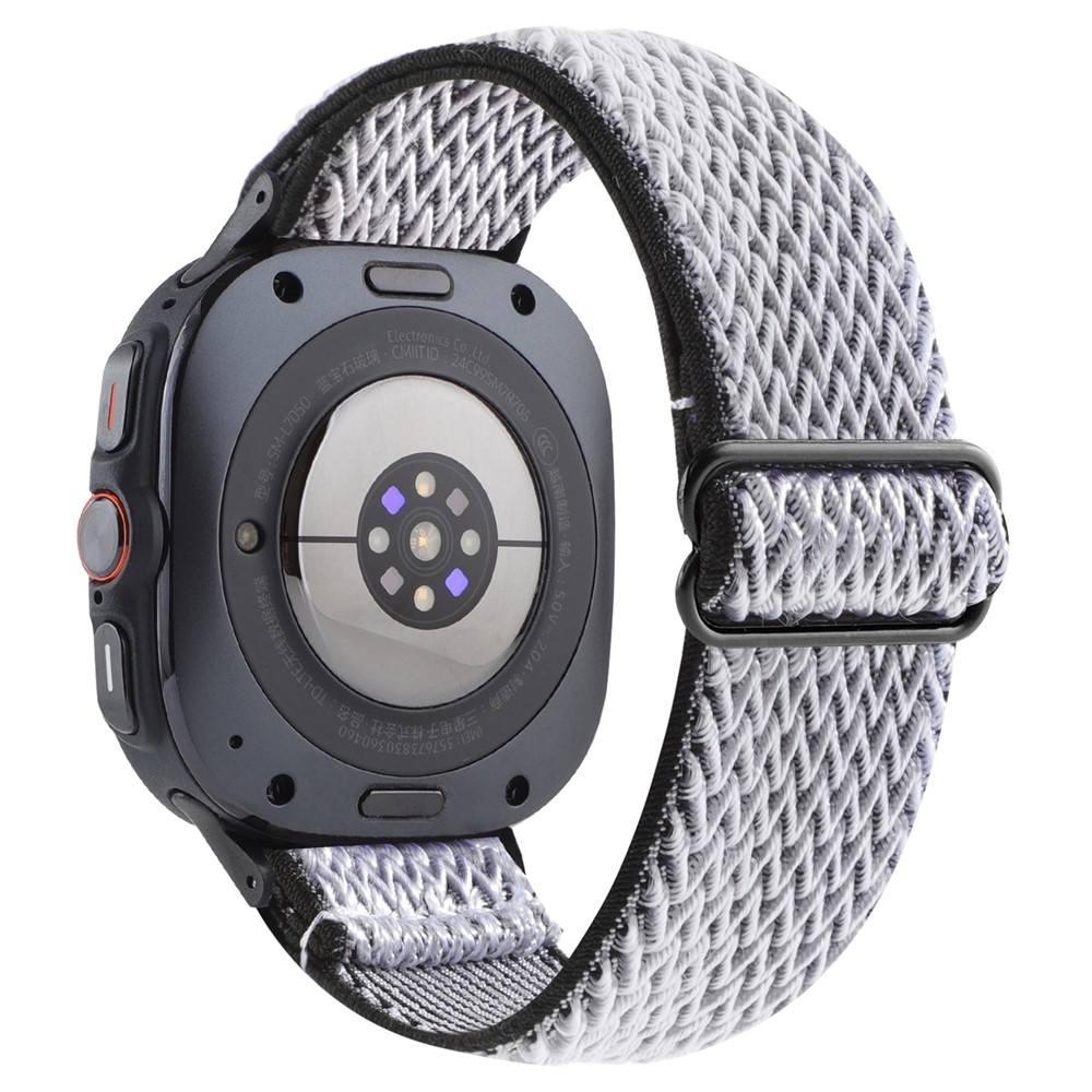 Texwave nylon szíj a Samsung Galaxy Watch Ultra (2025) 47 mm-es modellhez – fehér