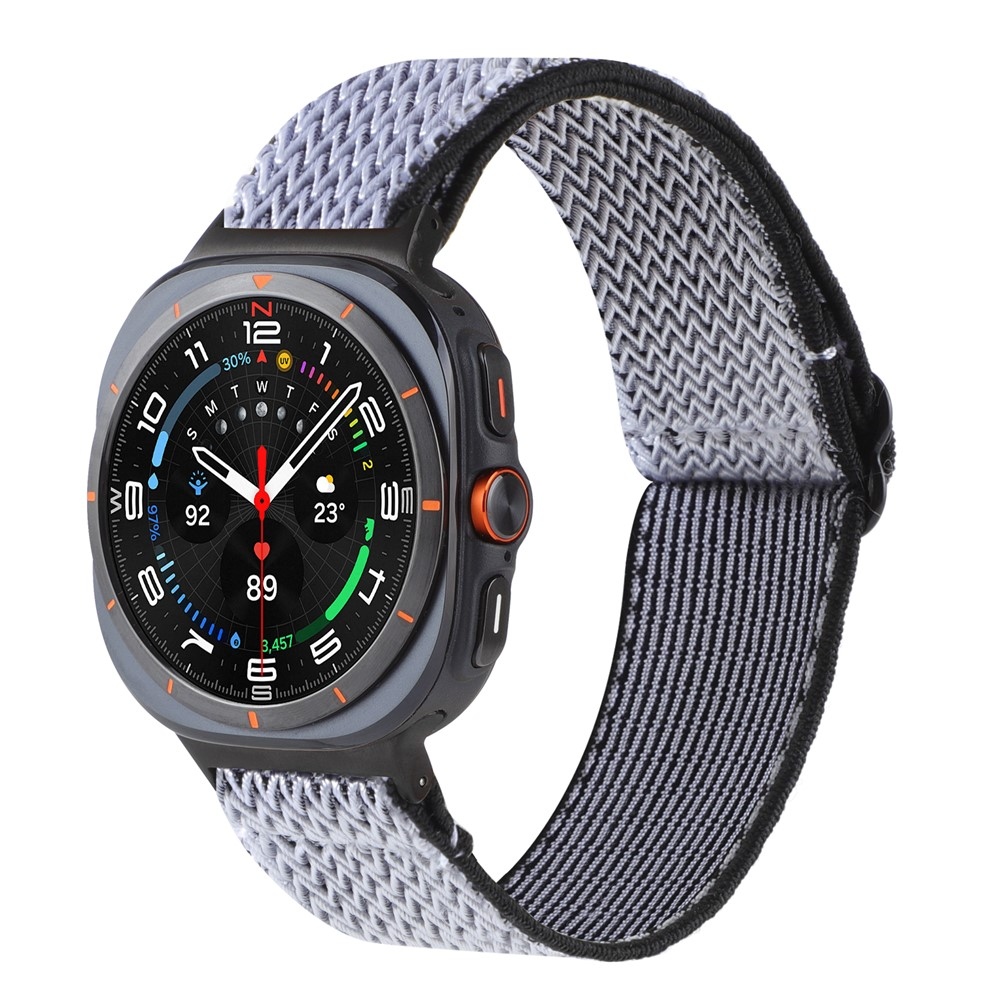 Texwave nylon szíj a Samsung Galaxy Watch Ultra (2025) 47 mm-es modellhez – fehér
