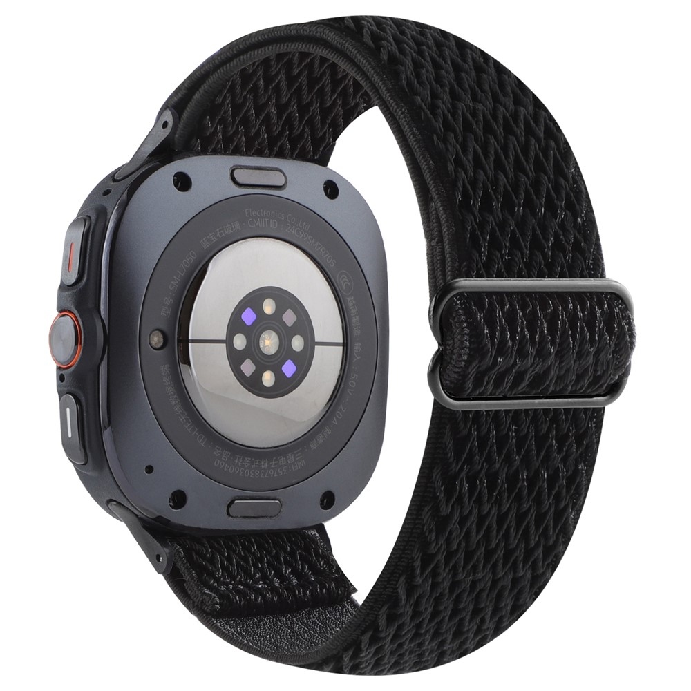 Texwave nylon szíj a Samsung Galaxy Watch Ultra (2025) 47 mm-es modellhez – fekete