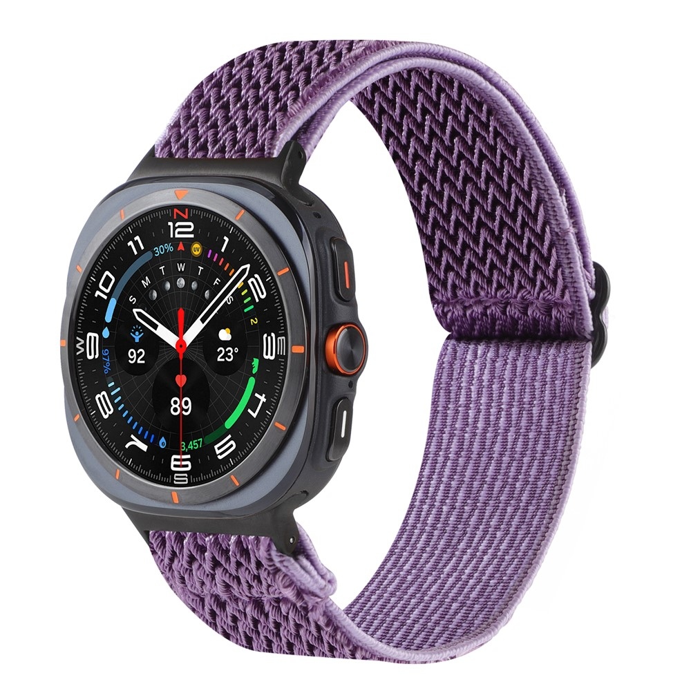 Texwave nylon szíj a Samsung Galaxy Watch Ultra (2025) 47 mm-es modellhez – lila