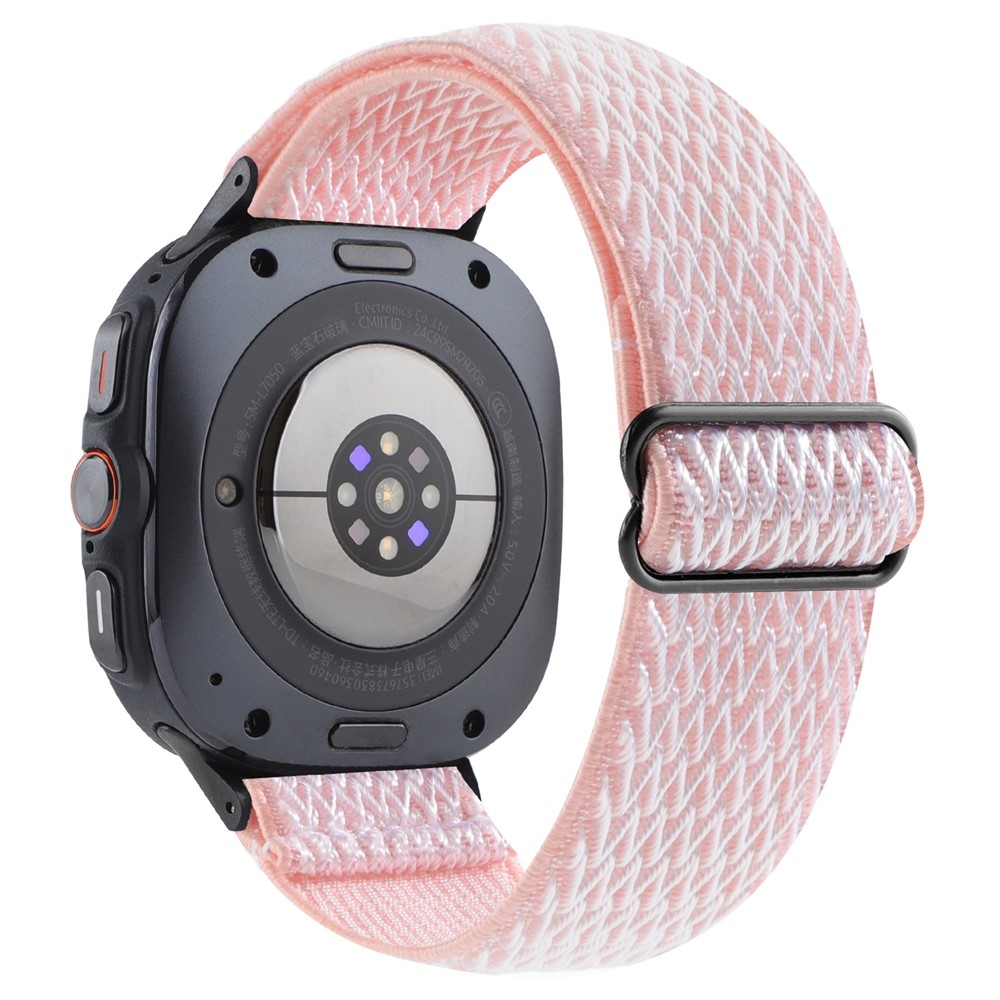 Texwave nylon szíj a Samsung Galaxy Watch Ultra (2025) 47 mm-es modellhez – rózsaszín