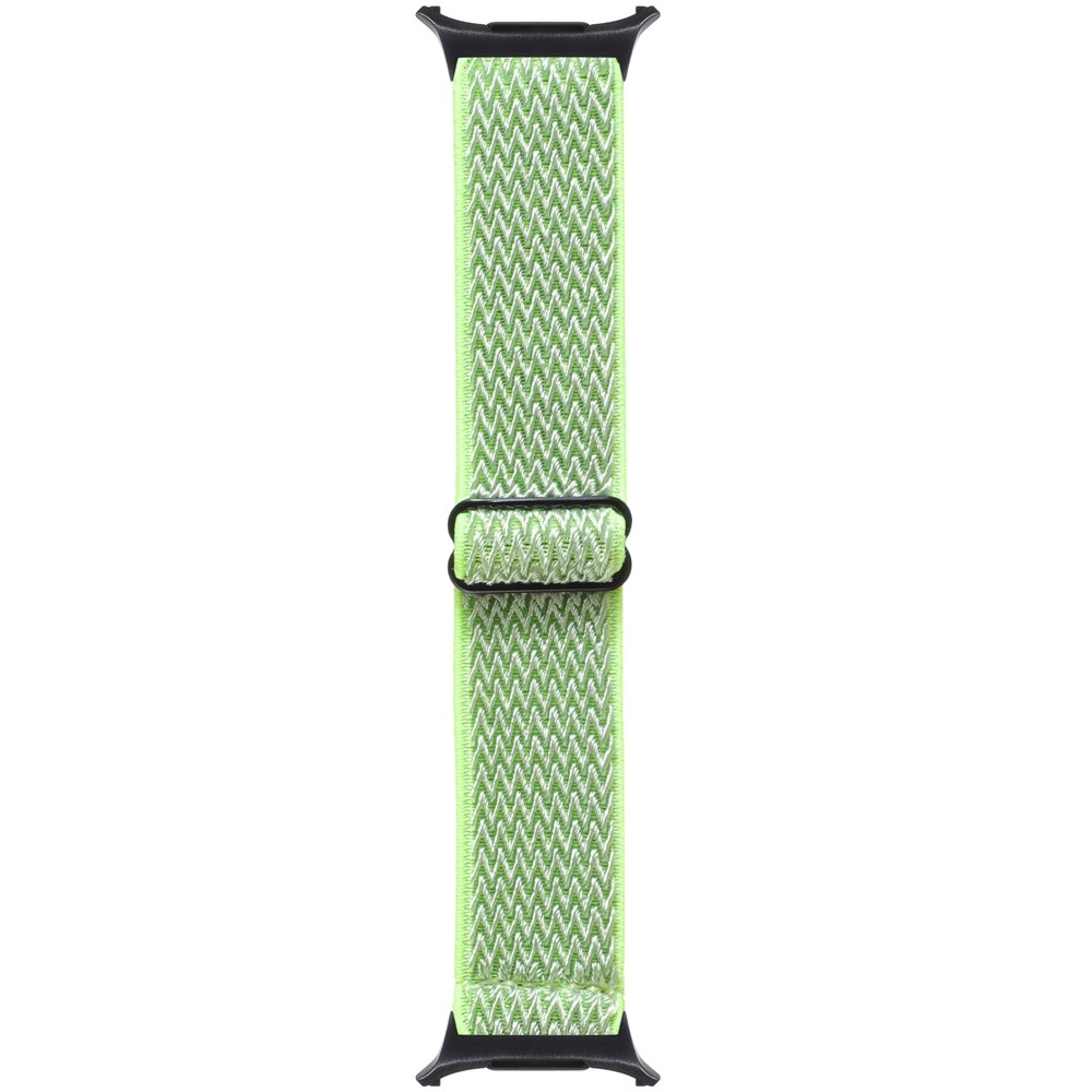 Texwave nylon szíj a Samsung Galaxy Watch Ultra (2025) 47 mm-es modellhez – zöld-sárga