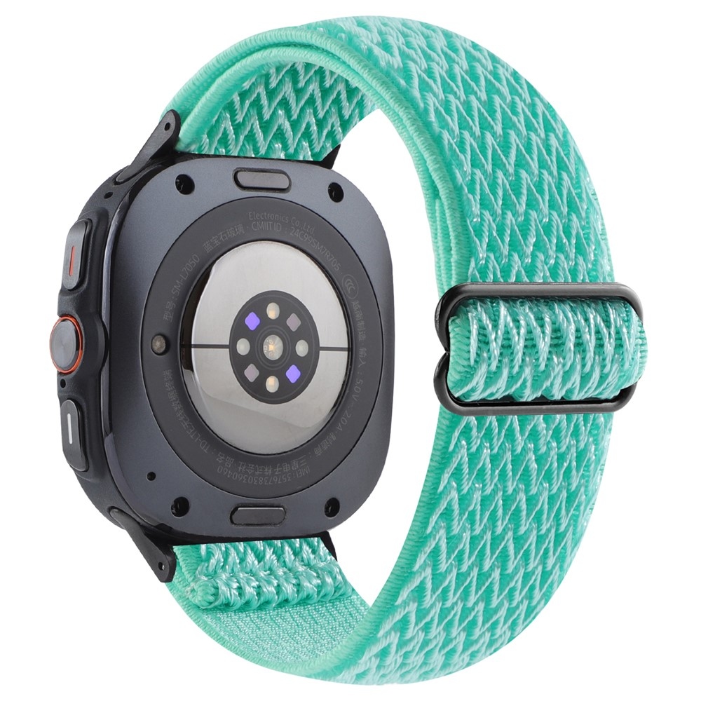 Texwave nylon szíj a Samsung Galaxy Watch Ultra (2025) 47 mm-es modellhez – zöld