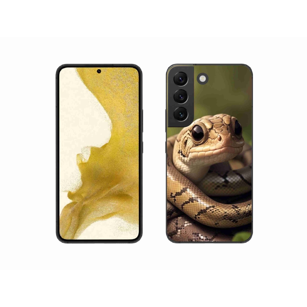 Gél védőburkolat mmCase Samsung Galaxy S22 5G - kígyó 1