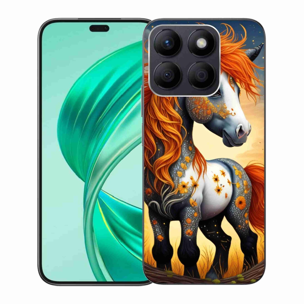 Zselés borítás mmCase a Honor X8b készülékhez - színes póni