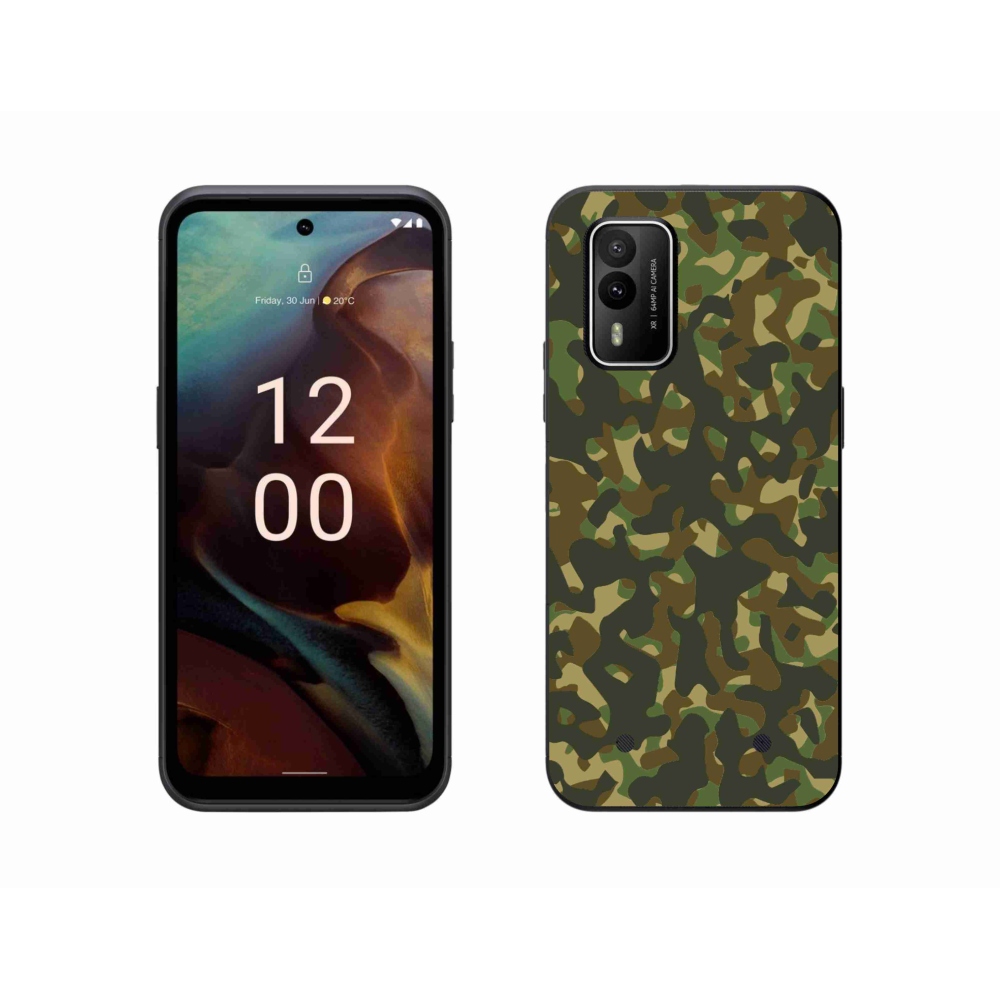 Zselés borítás mmCase a Nokia XR21 készülékhez - álcázó mintázat 1