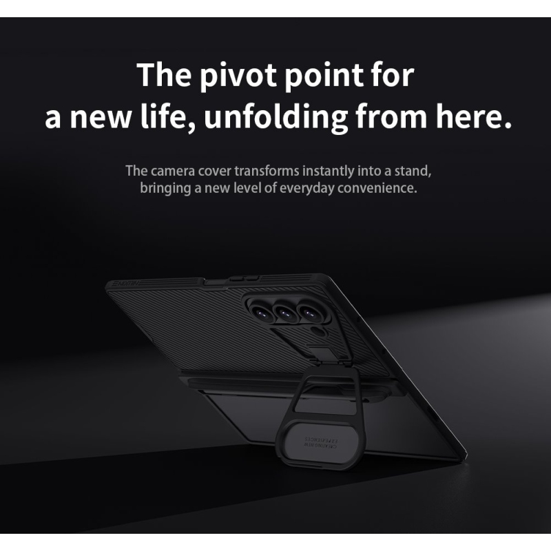 Nillkin CamShield CamShield Prop Pen Slot hátsó borító Samsung Galaxy Z Fold 7 fekete