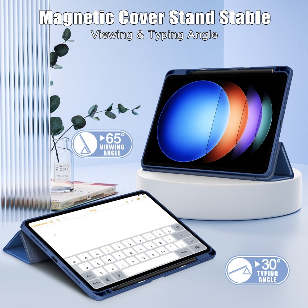 Ügyes záró tok Xiaomi Pad 6S Pro táblagéphez - kék