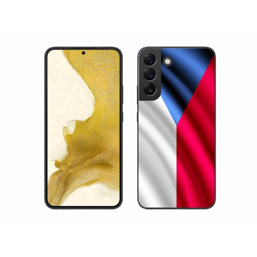 Gél védőhuzat mmCase Samsung Galaxy S22+ 5G - cseh zászlóhoz