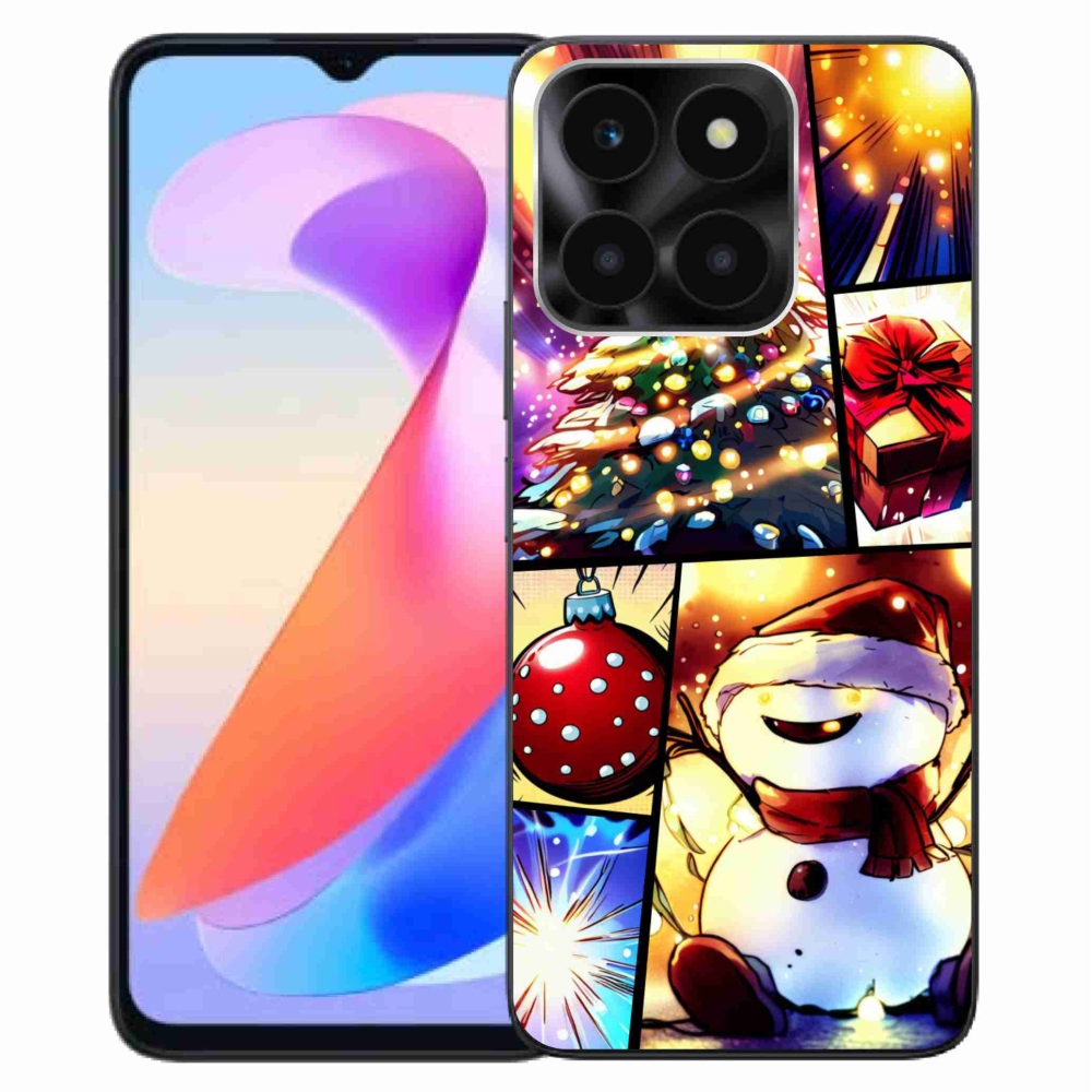 Zselés borító mmCase a Honor X6a készülékhez - karácsonyi motívumok 1