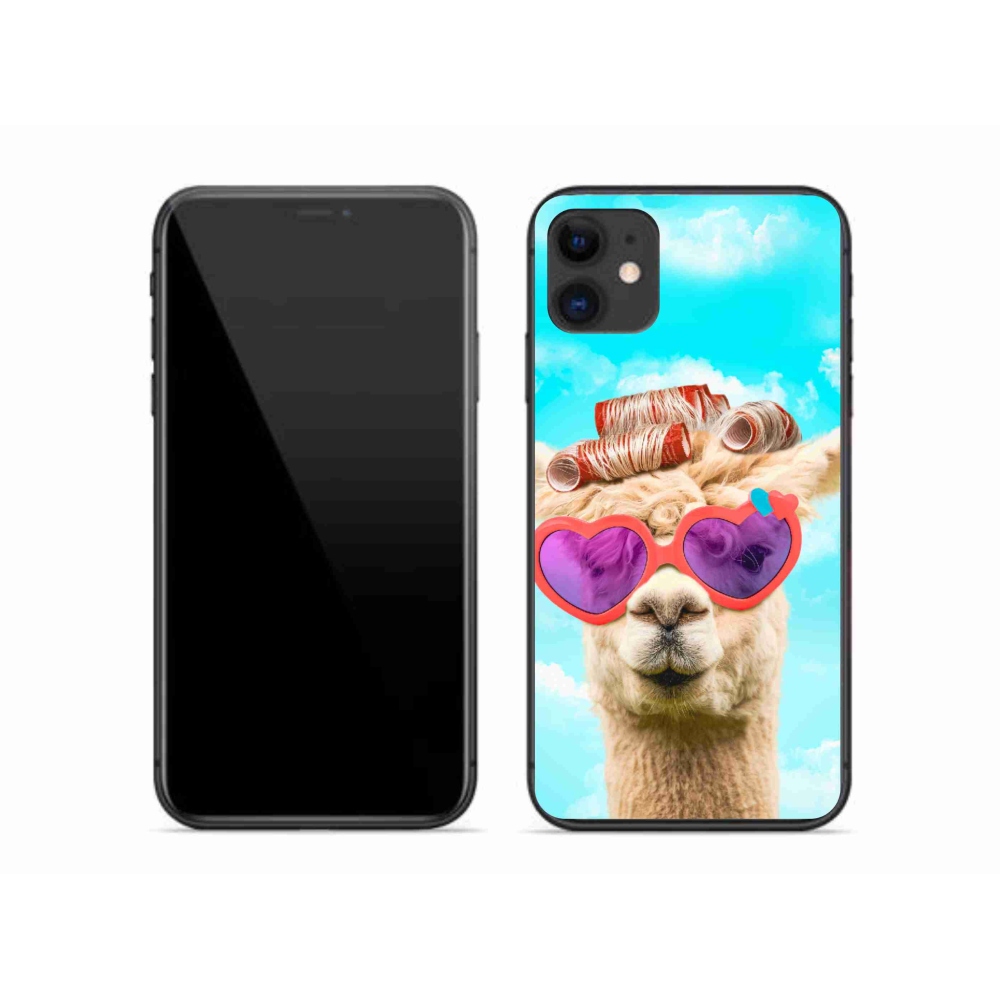 Zselés borítás mmCase iPhone 11 készülékhez - szemüveges láma