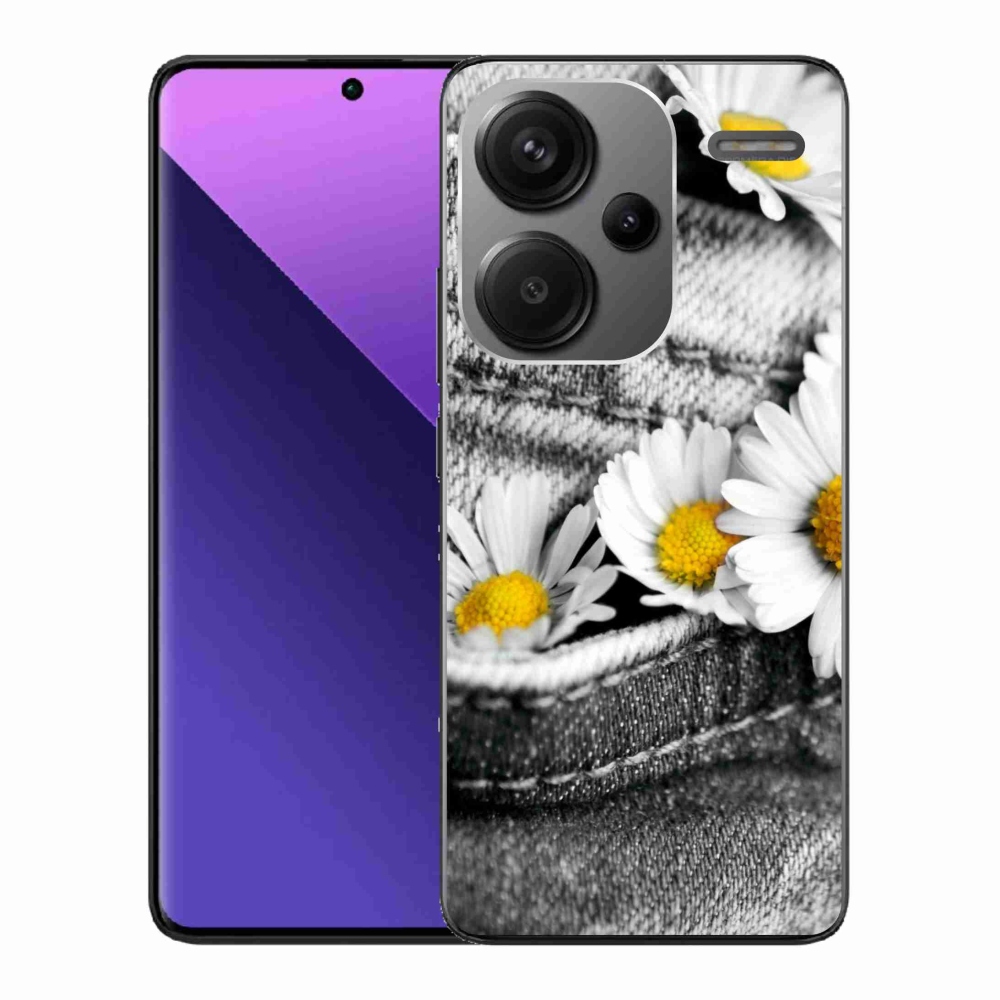 Gél tok mmCase a Xiaomi Redmi Note 13 Pro+ 5G számára - margaréták