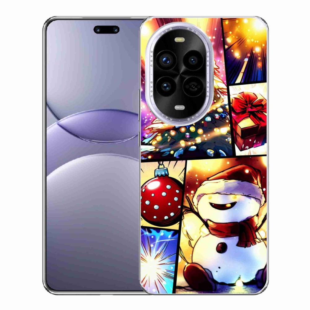 Gél borító mmCase a Huawei Nova 13 Pro 5G készülékhez - karácsonyi motívumok 1
