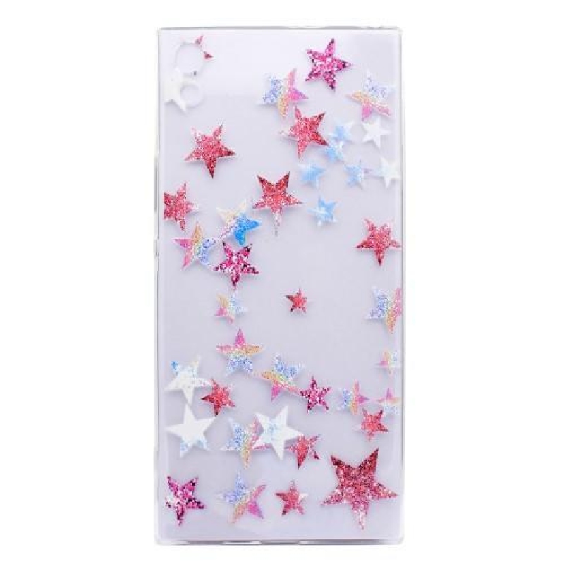Vékony zselés tok a Sony Xperia XA1 Ultra készülékhez - csillagok