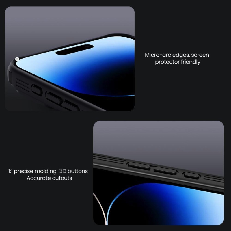 Nillkin CamShield PRO mágneses hátlap Apple iPhone 16-hoz Fekete