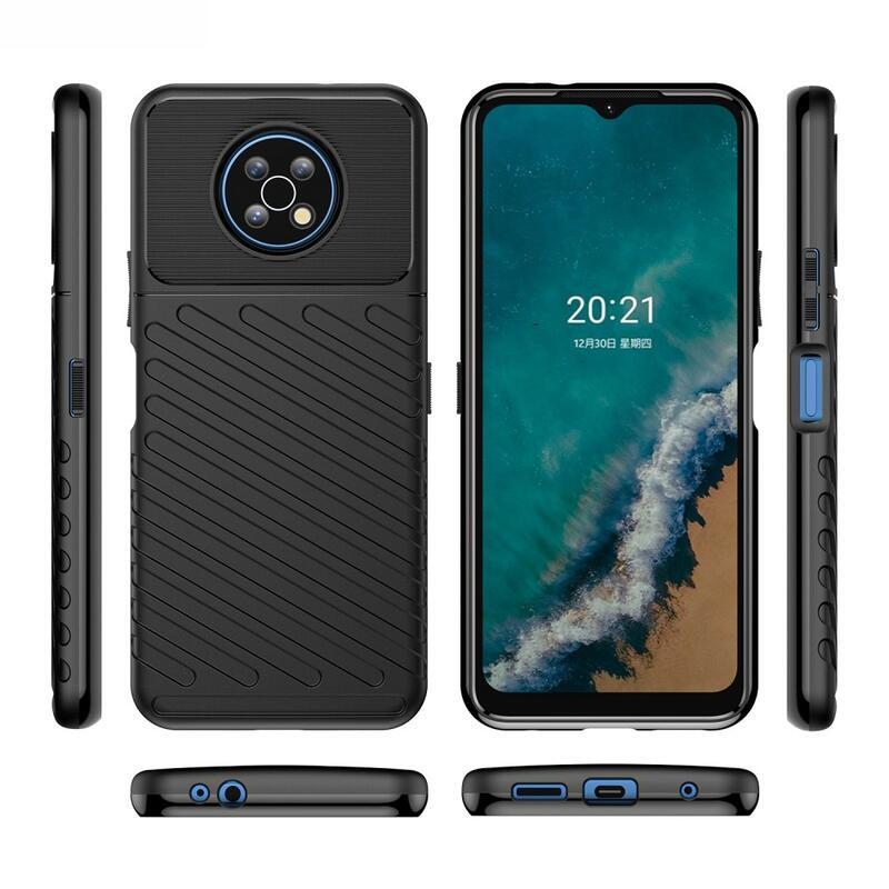 Thunder tartós zselés tok Nokia G50 készülékhez - fekete