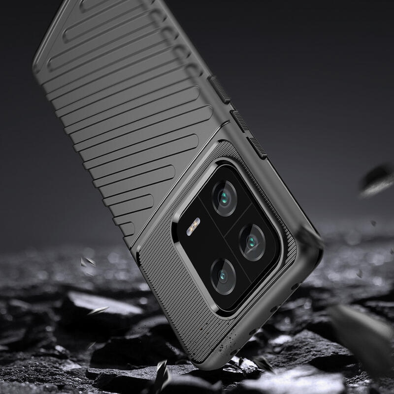 Thunder tartós zselés tok Xiaomi 13 Pro-hoz - fekete