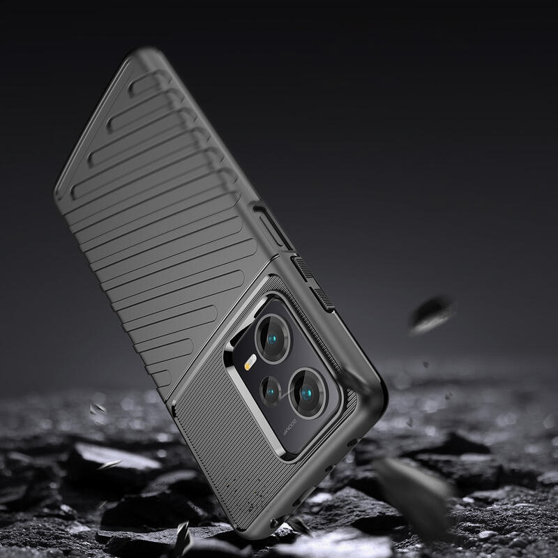 Thunder tartós zselés tok Xiaomi Redmi Note 12 Pro+ 5G - fekete