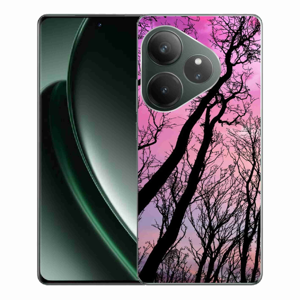 Gél tok mmCase a Realme GT 6 5G/GT 6T 5G számára - kidőlt fák