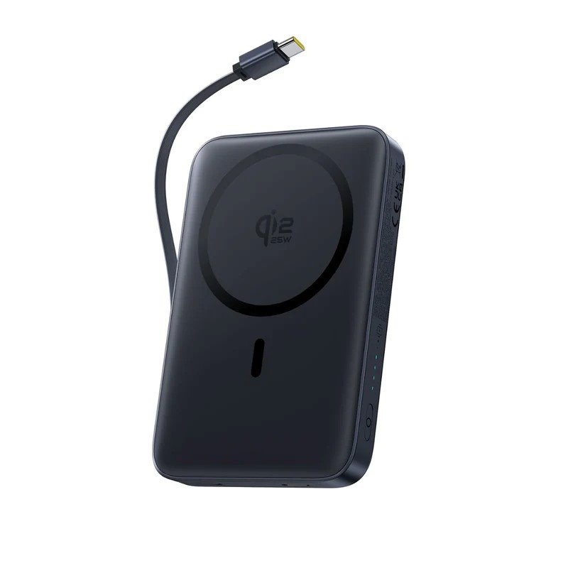 Baseus PicoGo AM61 Qi2.2 45 W-os mágneses powerbank 10 000 mAh, Cosmic Black