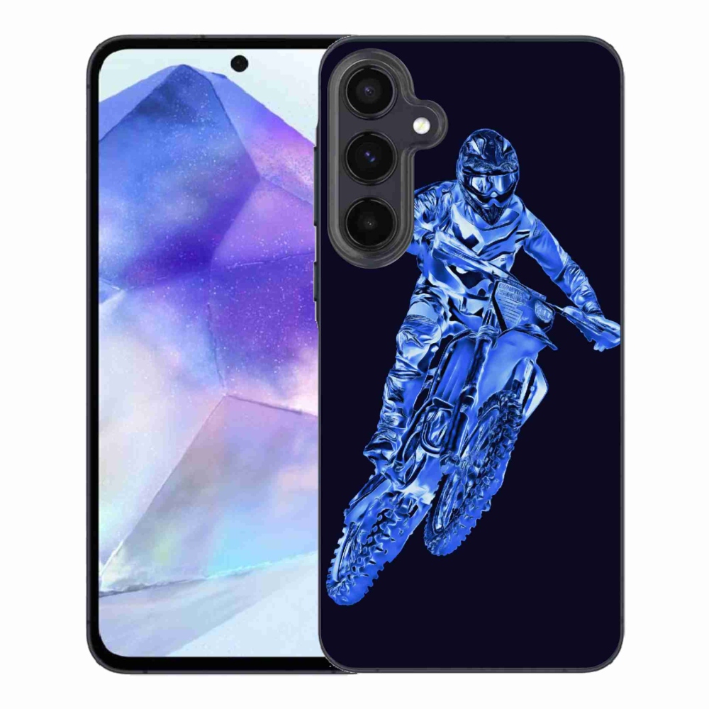 Zselés borítás mmCase Samsung Galaxy A55 5G - motocross 1