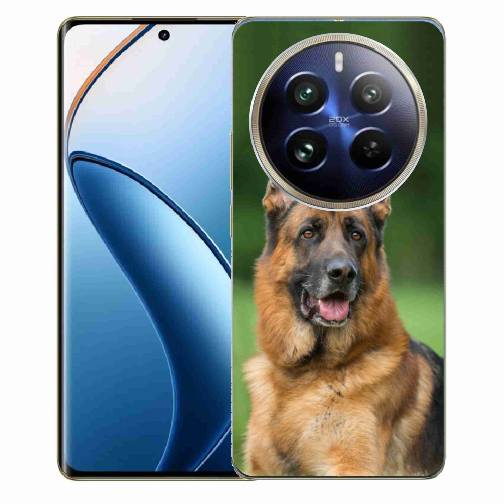 Gél borítás mmCase a Realme 12 Pro 5G/12 Pro+ 5G - Német juhászkutya számára