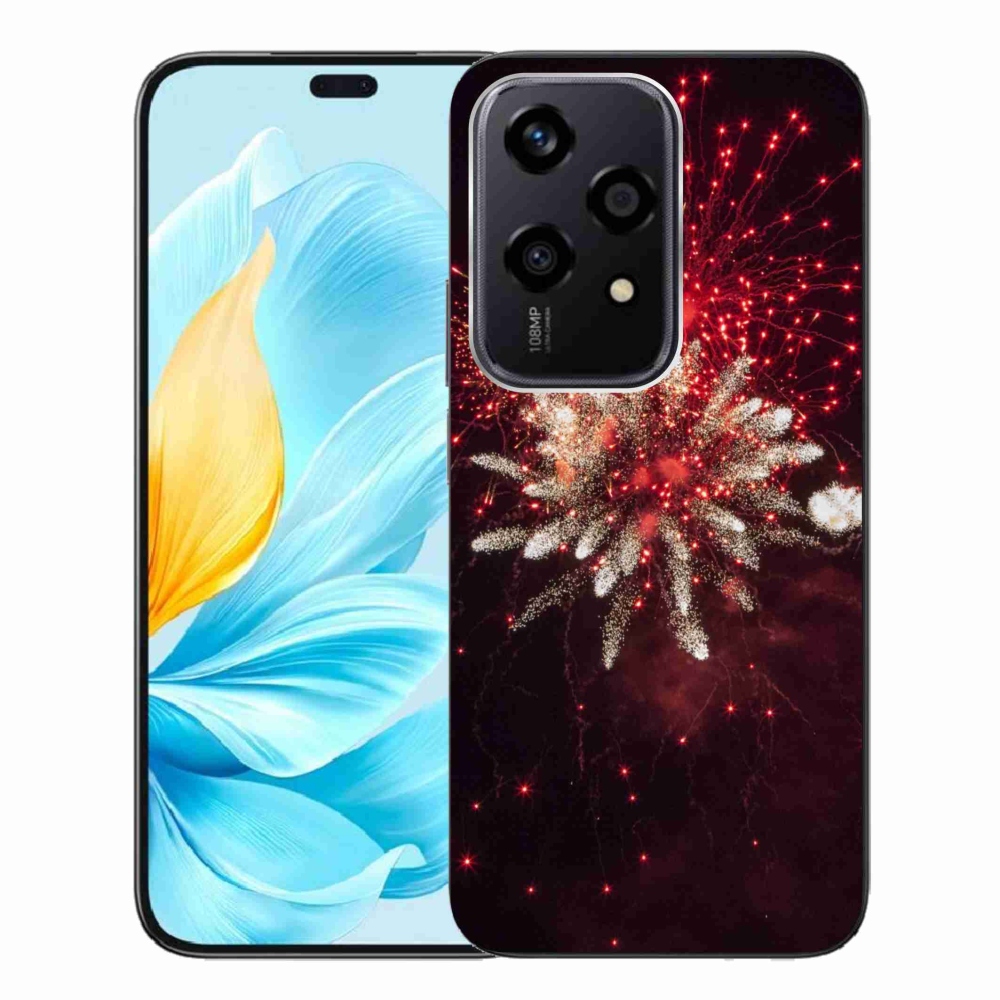 Zselés borítás mmCase a Honor 200 Lite 5G számára - tűzijátékok