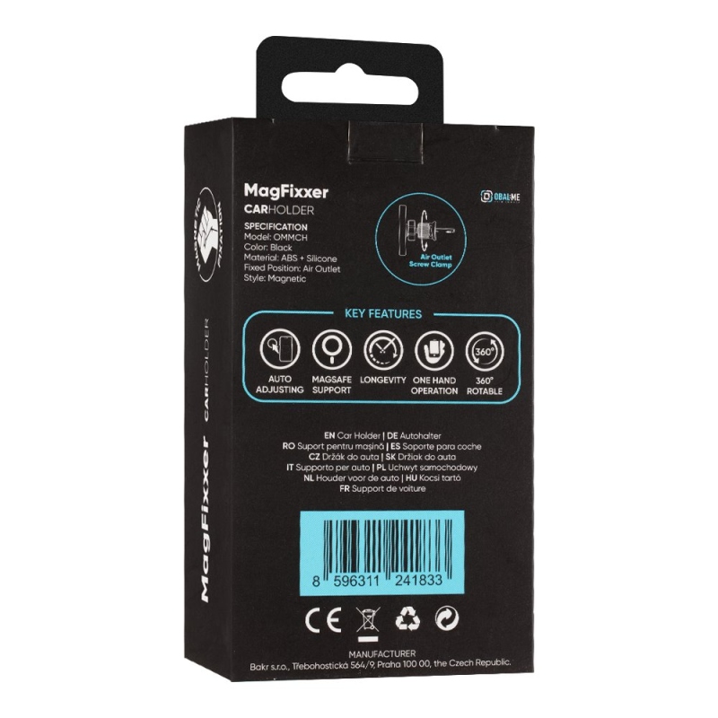 Csomag:ME MagFixxer autós tartó fekete