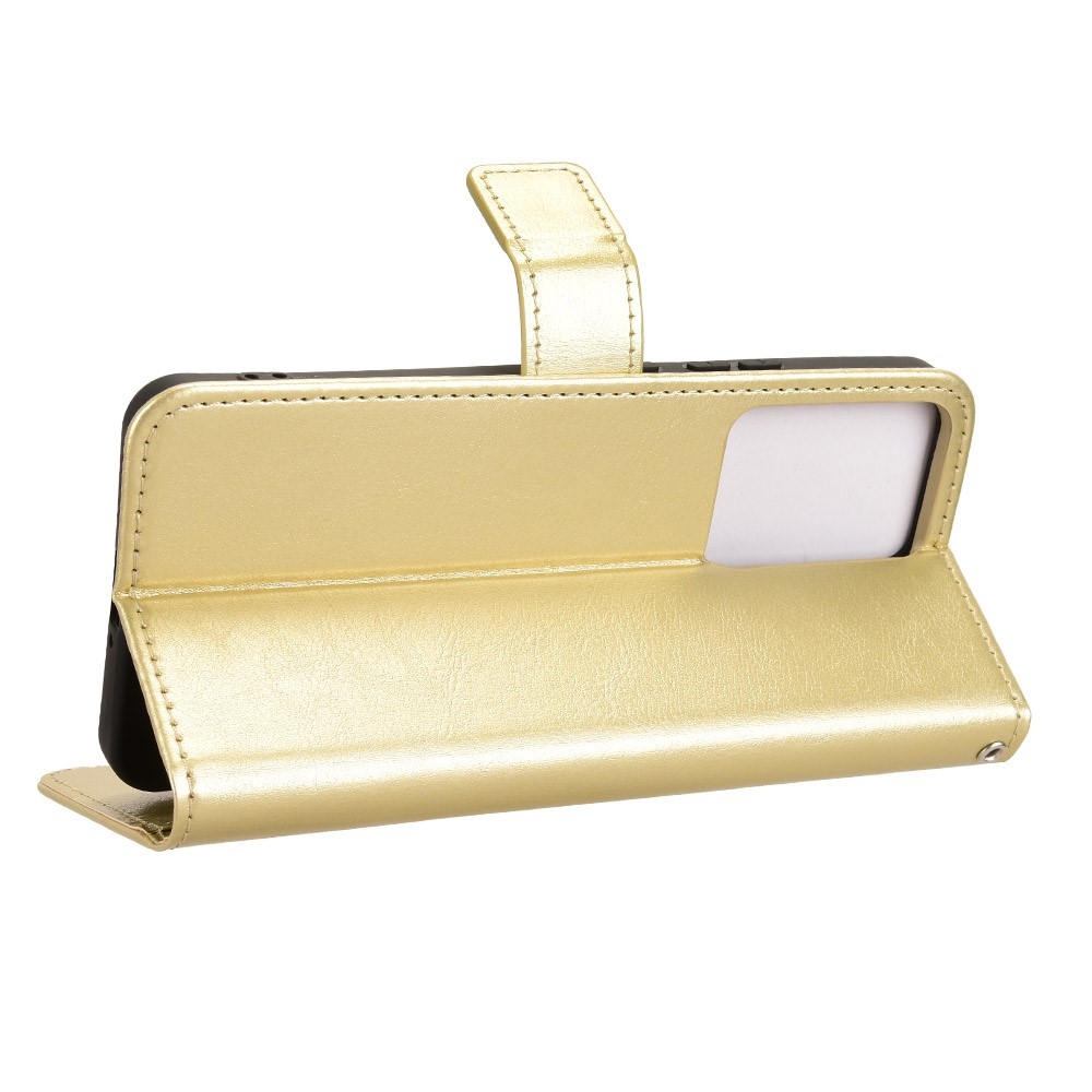 Őrült könyvtáska a Realme 14 5G-hez - arany színben